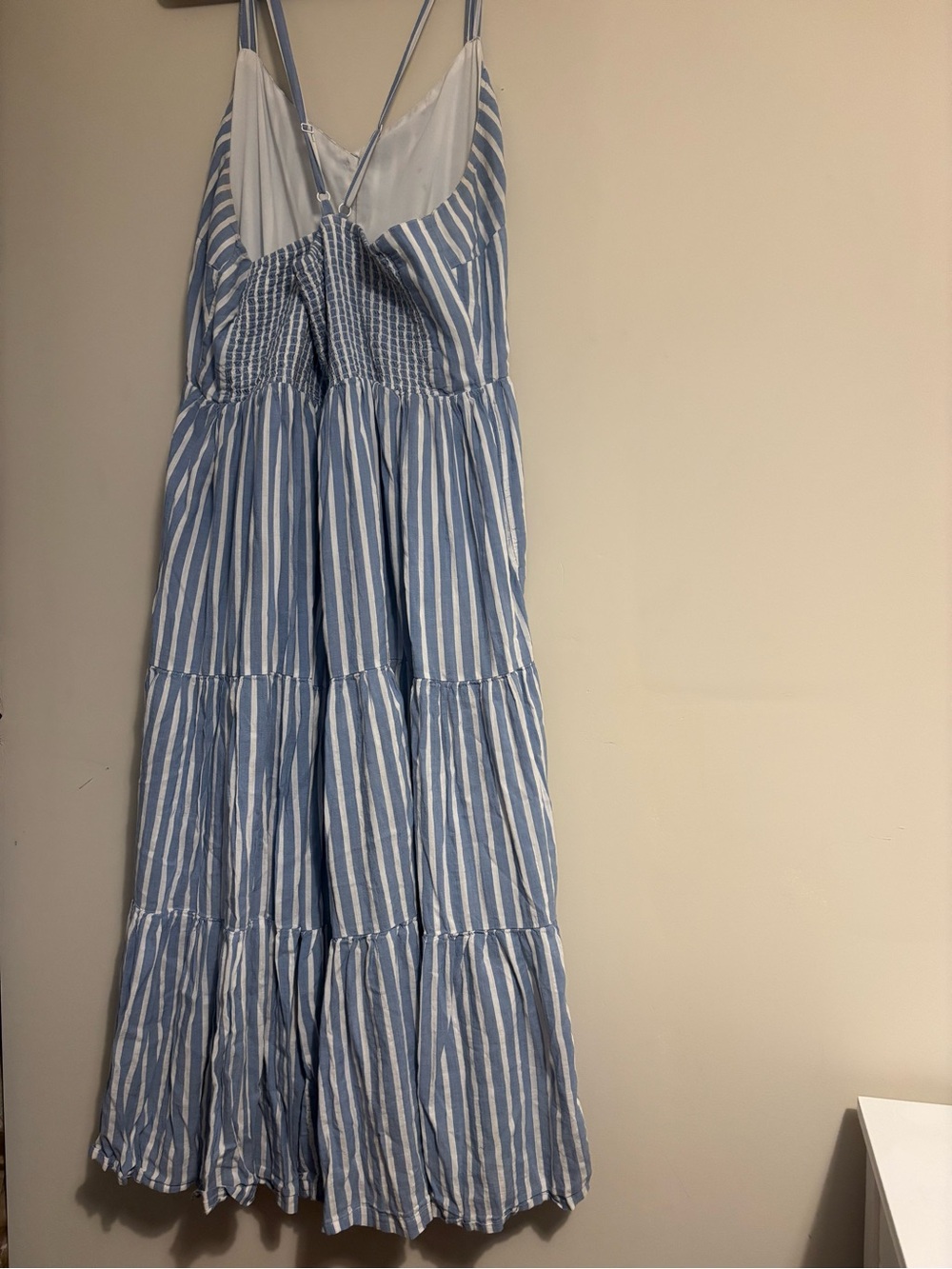 Old Navy Blue and White Striped Maxi Dress - Picture 2 of 6